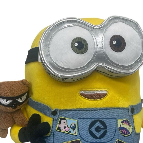 Universal Studios Park Despicable Me Minion Villain-con International Bob Plush - Picture 4 of 12